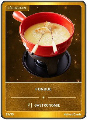 Carte fondue suisse — HelvetiCards