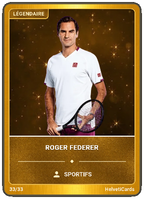Carte Roger Federer — HelvetiCards